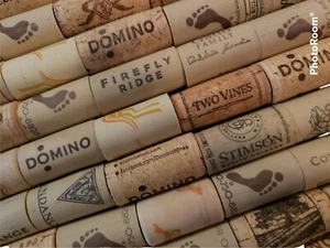 Corchos de vino naturales para proyectos de artesanía lotes de 45 usados - Imagen 1 de 6