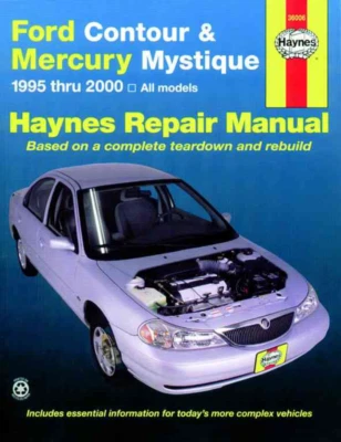 Manual Ford Contour Mercury Mystique 1995-2000 Haynes taller servicio reparación - Imagen 1 de 4
