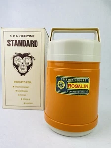 π§ Thermos STANDARD vintage 60s original Contenitore termico Box Originale Nuovo - Foto 1 di 23