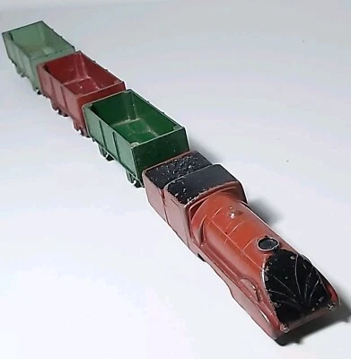 Motor locomotora tren A4 fundido a presión Crescent Toys DE COLECCIÓN, años 50, metal fundido a presión Foto 1 de 4