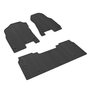 All Weather Rubber Floor Mats fits 2019-2023 Ram 1500 Crew Cab - 4 Pieces, Black - Picture 1 of 1