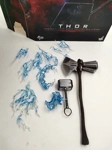 Hot Toys HT 1/6 Thor 8.0 LED Axe and Hammer Figure Weapons Collectible MMS557 - Picture 1 of 4