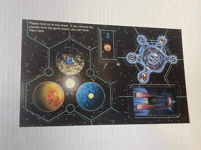 Starfarers of Catan Expansion Board Game Replacement Label Sheet - Image 1 of 3