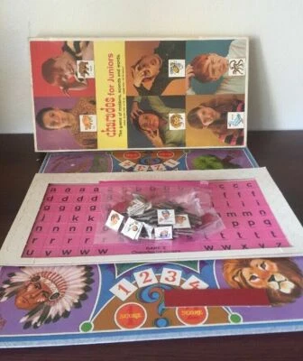 Charades for Juniors Selchow & Righter 1968 COMPLETE w some new parts - Image 1 of 4