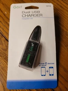 GOXT 12 volt Dual Plug USB Charger Adapter for IPHONE ANDRIODS TABLETS NEW! - Picture 1 of 2