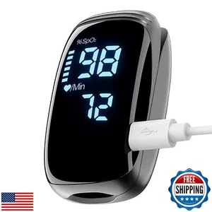 Fingerpulsoximeter, Fingerspitze Blutsauerstoffsättigung mit Pulsmesser,  - Bild 1 von 5