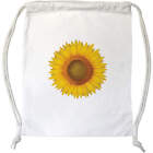 'Sunflower' Drawstring Gym Bag / Sack (DB00016861)
