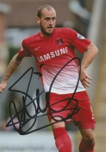 LEYTON ORIENT: SCOTT CUTHBERT SIGNED 6x4 ACTION PHOTO+COA - Picture 1 of 1