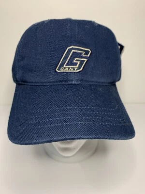 Gorra de béisbol Gant USA para hombre azul 100 % sarga de algodón sombrero talla correa ajustable nueva con etiquetas Foto 1 de 4
