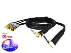 From OZ Quality 1PC PAIR 3.5mm Male Stereo To 2X RCA Male Adapter Cable DJ Mix