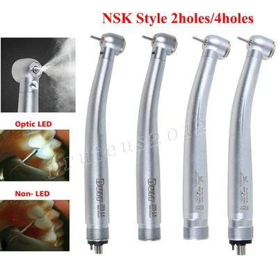 YABANGBANG Turbine dentaire LED E-generator Fibre Optic/Pièce à main haute vitesse 2/4trous