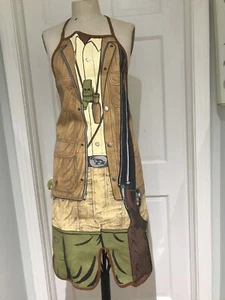 Herren Jäger Latzschürze, Enten-/Vogeljagdmotiv von Salamander, 1987, Mach Wash - Bild 1 von 4