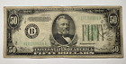 New Listing1934 Fifty Dollar Federal Reserve Note $50 Bill Circulated 10188984