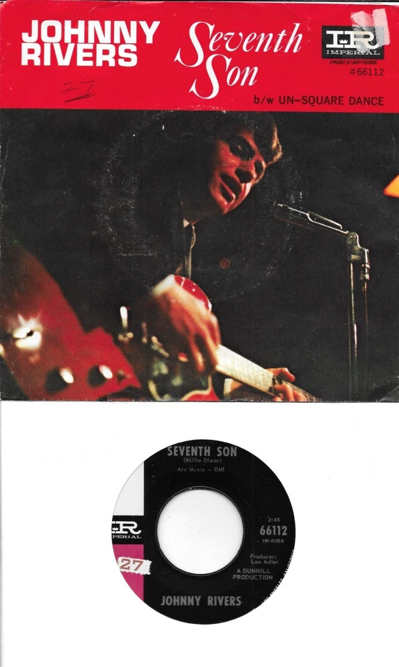 JOHNNY RIVERS  Seventh Son  original 45 with PicSleeve from 1965 - Image 1 of 1