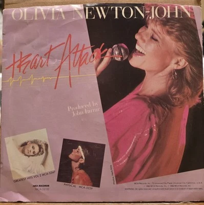 Olivia Newton John - Heart Attack / Strangers Touch MCA MCA-52100 EX 1980 45rpm - Image 1 of 4