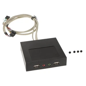 Hub 2Port Erweiterungsschacht 9Pin auf Audiostecker USB2.0 Halterungsadapter - Afbeelding 1 van 7