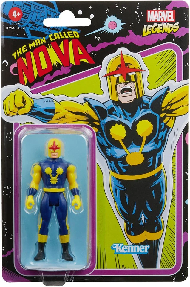 Figura de acción retro de 3,75 pulgadas Marvel Legends Wave 7 - Nova EN STOCK Foto 1 de 1