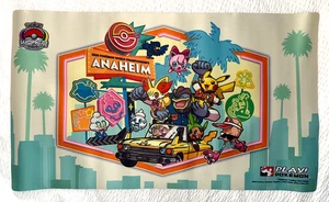 Pokemon World Championship 2025 Anaheim Exclusive Playmat Auto Pikachu NEU - Bild 1 von 3