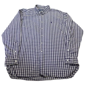 Vtg Polo Ralph Lauren Brown Button Down Long Sleeve Cotton McMeel Shirt Mens XL - Picture 1 of 9