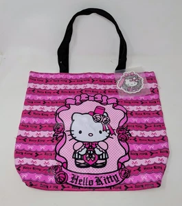 Borsa Hello Kitty Gothic Goth Carnival Circus rosa nera 2011 - nuova con etichetta - Foto 1 di 8