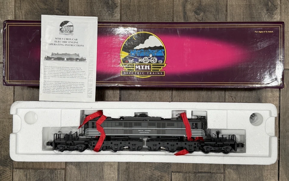 New York Central O Scale Premier # 20-5507-1 P2 Box Cab Electric w/ Proto & BCR - Image 1 of 4