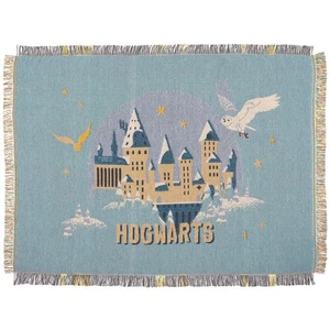 USJ Harry Potter Drawstring Blanket Hogwarts Castle Hedwig Universal Japan - Picture 1 of 3