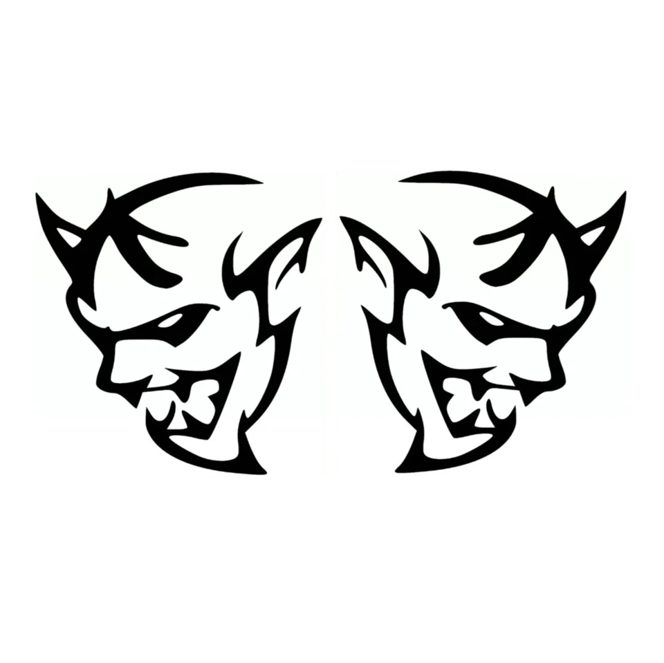 Demon Decal Devil Sticker Red Eye Hell All Size All Color - Image 1 of 1