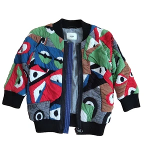 Chaqueta FENDI Niños Colorido Patrón Geométrico - EE. UU. 2T, UE 92 - Imagen 1 de 8