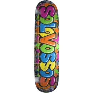 Bubble paint drip graffiti solovossos skateboard deck - Picture 1 of 4