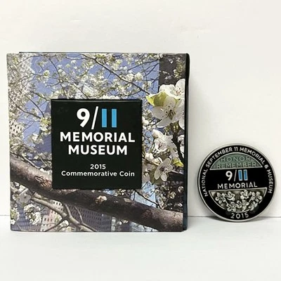 Moneda conmemorativa del Museo Memorial del 11-S 2015 - con caja Foto 1 de 3
