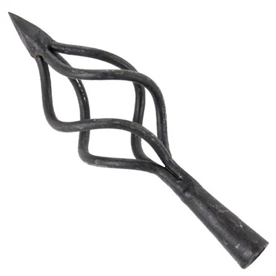 Medieval Cage Fire Arrowhead Forged Iron Incendiary Replica Reenactment, Display - Image 1 of 4