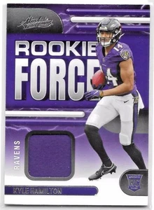 Kyle Hamilton 2022 Panini Assoluto Maglia Patch Rookie Force RC RF-26 Ravens - Foto 1 di 2
