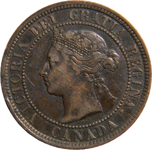 Canada 1887 One Cent  (05064) - Picture 1 of 4