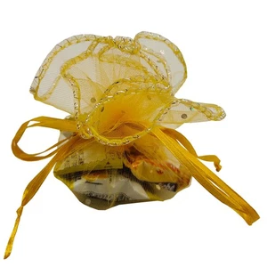 100pcs Sheer Organza Favor Bags Round Drawstring Organza Jewelry Candy Pouch ... - Picture 1 of 6