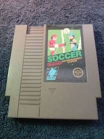 Soccer Black Box 80s Authentic Vintage Nintendo Nes Game Cartridge WORKS
