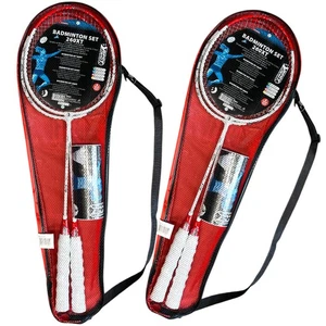 2x Badminton Set 260XT 4 Schläger 6 Federbälle 2 Taschen Best Sporting - Bild 1 von 5