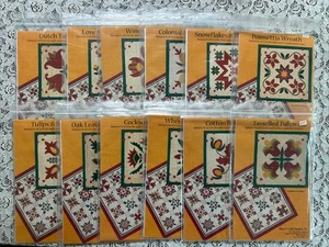 EUC Komplett 12 Muster Monate Set Stück O' Cake Designs ZIMTSTICHE Quilt - Bild 1 von 14