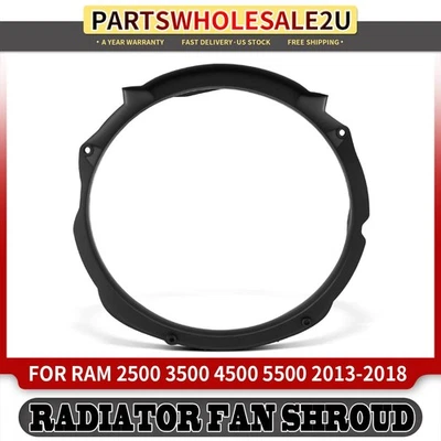Cubierta del ventilador de refrigeración del motor para Ram 5500 2500 3500 4500 2013-2018 6,7 L tipo redondo Foto 1 de 4