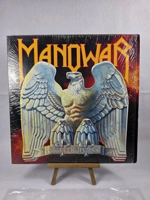 MANOWAR "Battle Hymns" Vinyl LP (1982) In Original Shrink Wrap LT-51125 - Image 1 of 4