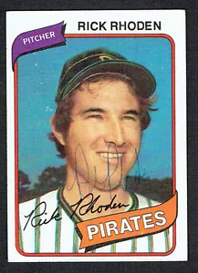 Rick Rhoden #92 signed autograph auto 1980 Topps Baseball Trading Card - Picture 1 of 1