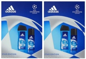 Adidas Gift Set - UFEA Champions League - Star Edition - Duo Pack - Deodorant - Picture 1 of 3