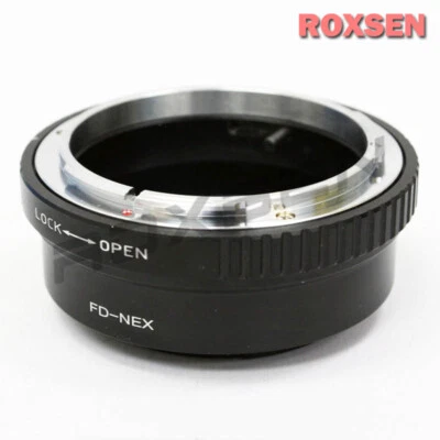 FD mount lens to Sony E mount adapter camera NEX A7 III IV A7R A7C A6600 A6500 - Image 1 of 2