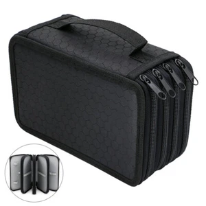 Portable Pencil Drawing Slots Case Holder Bag 72 Slots Colors Art Pen Organizer - Picture 1 of 6