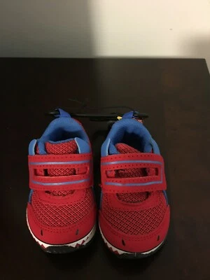 BRAND NEW INFANT BOYS SIZE 2 WONDER NATION DINO SNEAKERS - Image 1 of 4