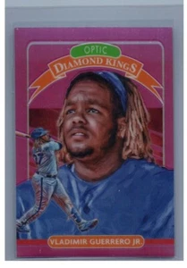2020 Panini Optic Diamond Kings Pink Prizm #14 Vladimir Guerrero Jr Bluejays - Bild 1 von 2