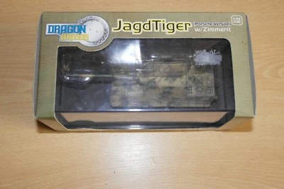 DRAGON ARMOR JAGDTIGER (PORSCHE VERSION) W/ZIMMERIT ALSACE 1945 1:72  - Image 1 of 4