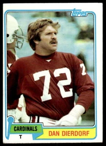 1981 Topps #519 Dan Dierdorf Cardenales de San Luis - Imagen 1 de 2