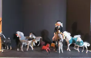 Huge Lot: Grand Champion Nylint Horse, Rider, Farm & Safari Animals, Accessories - Picture 1 of 21