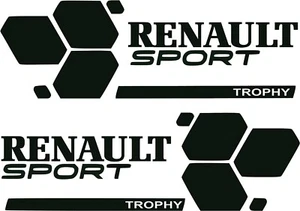 Calcomanía Renault Sport Trophy 59cm x 2 Pegatina Coche Varios Colores - RENAULT-10 - Imagen 1 de 3