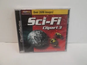 Sci-Fi Clipart 3 Simply Media Windows 98 95 NT 4.0 CD NEW SEALED - Picture 1 of 2